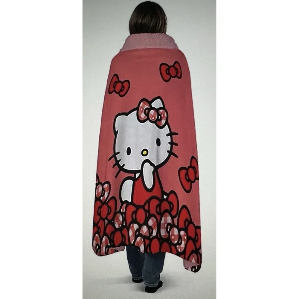 Hello Kitty Throw Country Bows Cloud Faux‎ Fur 50